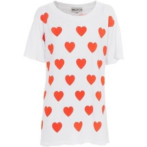 Wildfox Heart Print Tunic